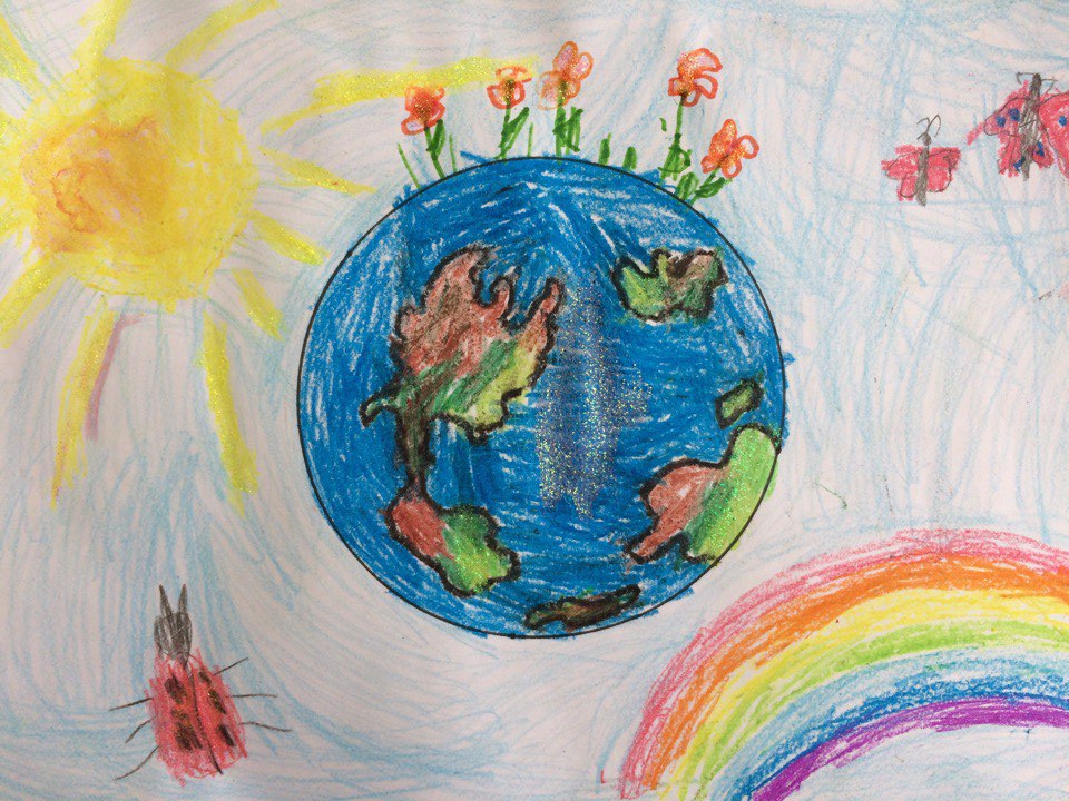 Рисунок мир на земле 2 класс