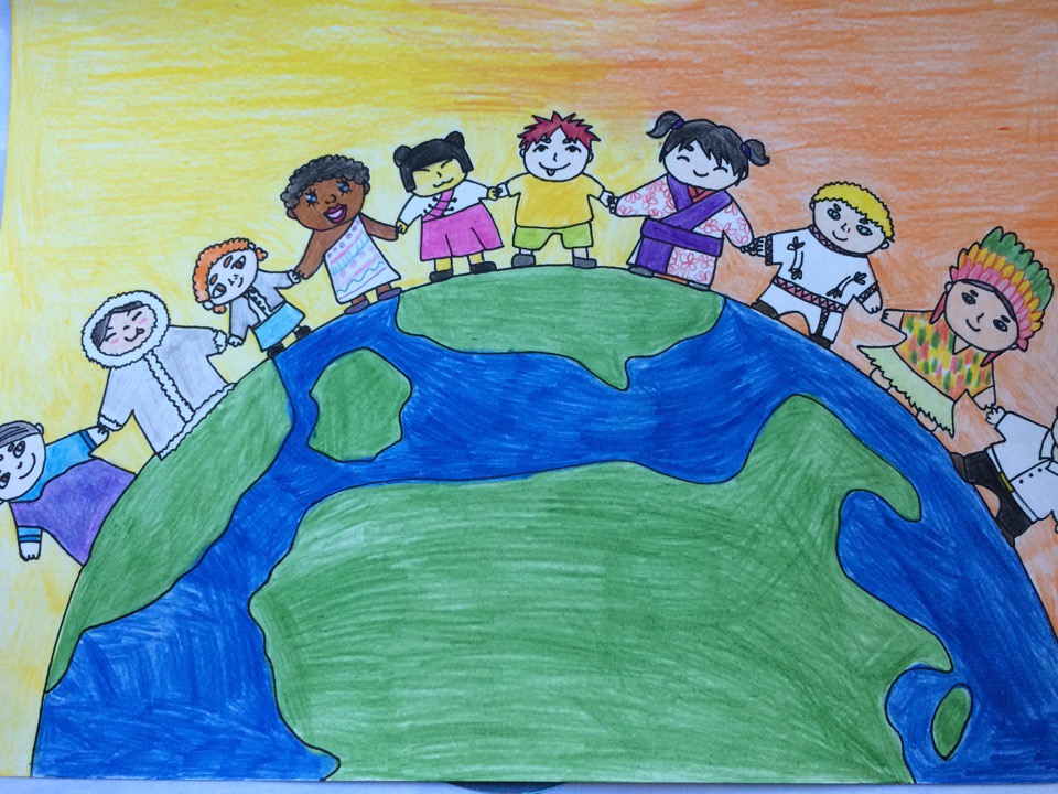 Большой хоровод разных национальностей. Дружба рисунок. Рисунок на тему Дружба. Дружат дети всей земли рисунки детей. Дружба рисунок для детей.