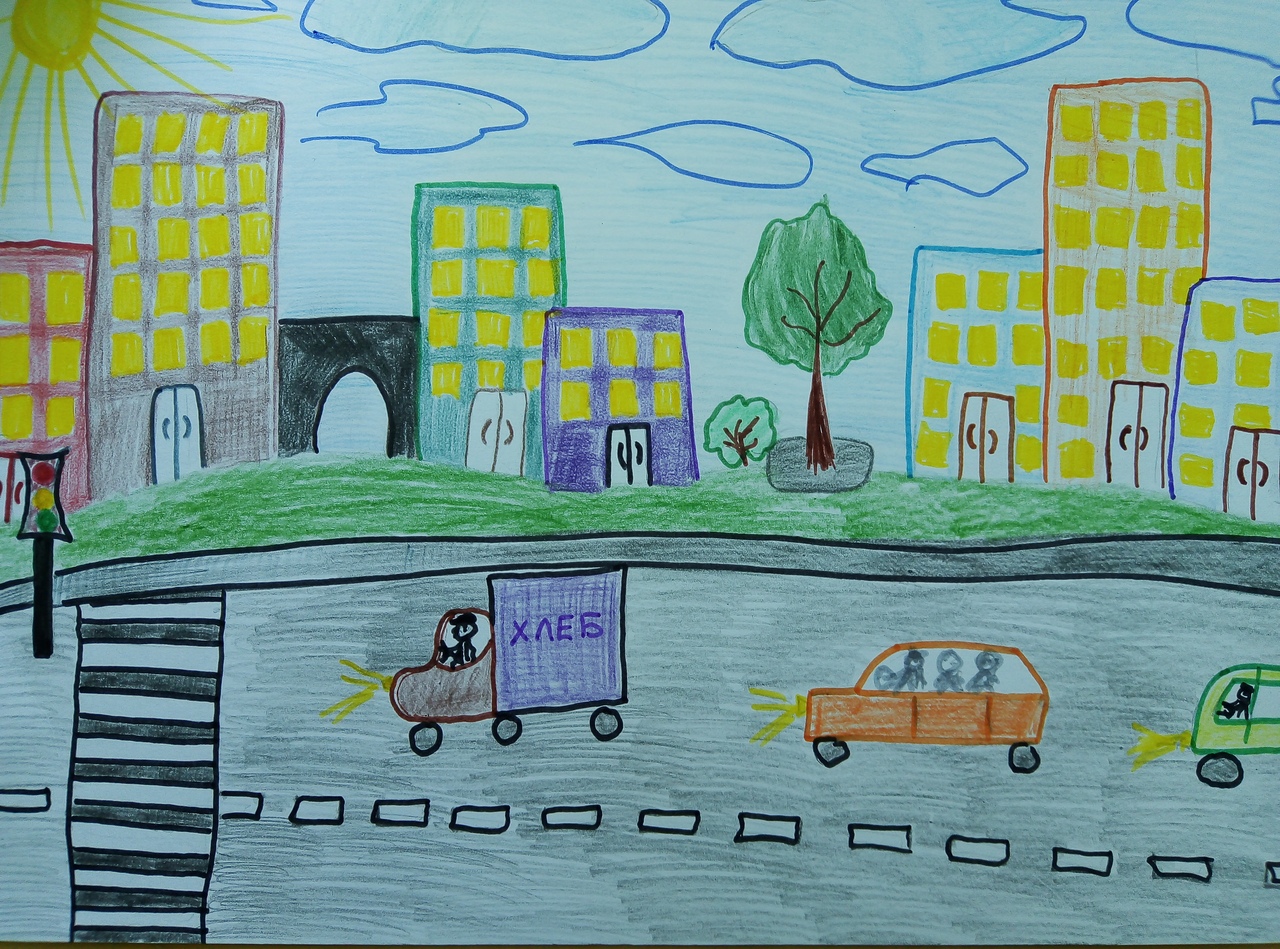 Включи простые города. Рисунок мой город. Город рисунок для детей. Рисование город. Улица нашего города рисование.