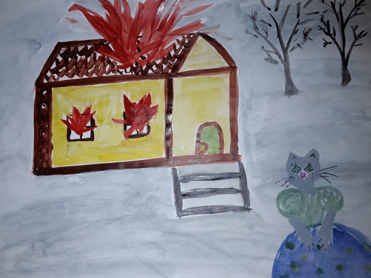 Кошкин дом 3 класс. Кошкин дом рисунок для детей. Рисование Кошкин дом старшая группа. Рисование Кошкин дом в средней группе. Рисование для детей 1 мл группе Кошкин дом.